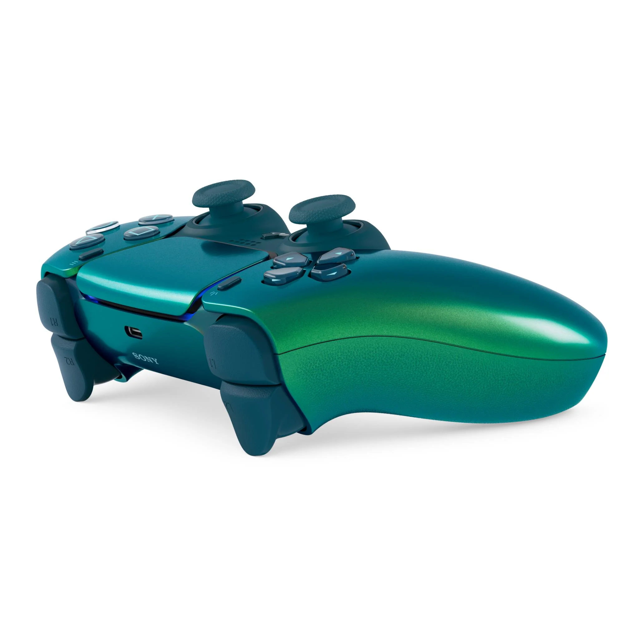 Dualsense Chroma Teal TMR Modded Controller
