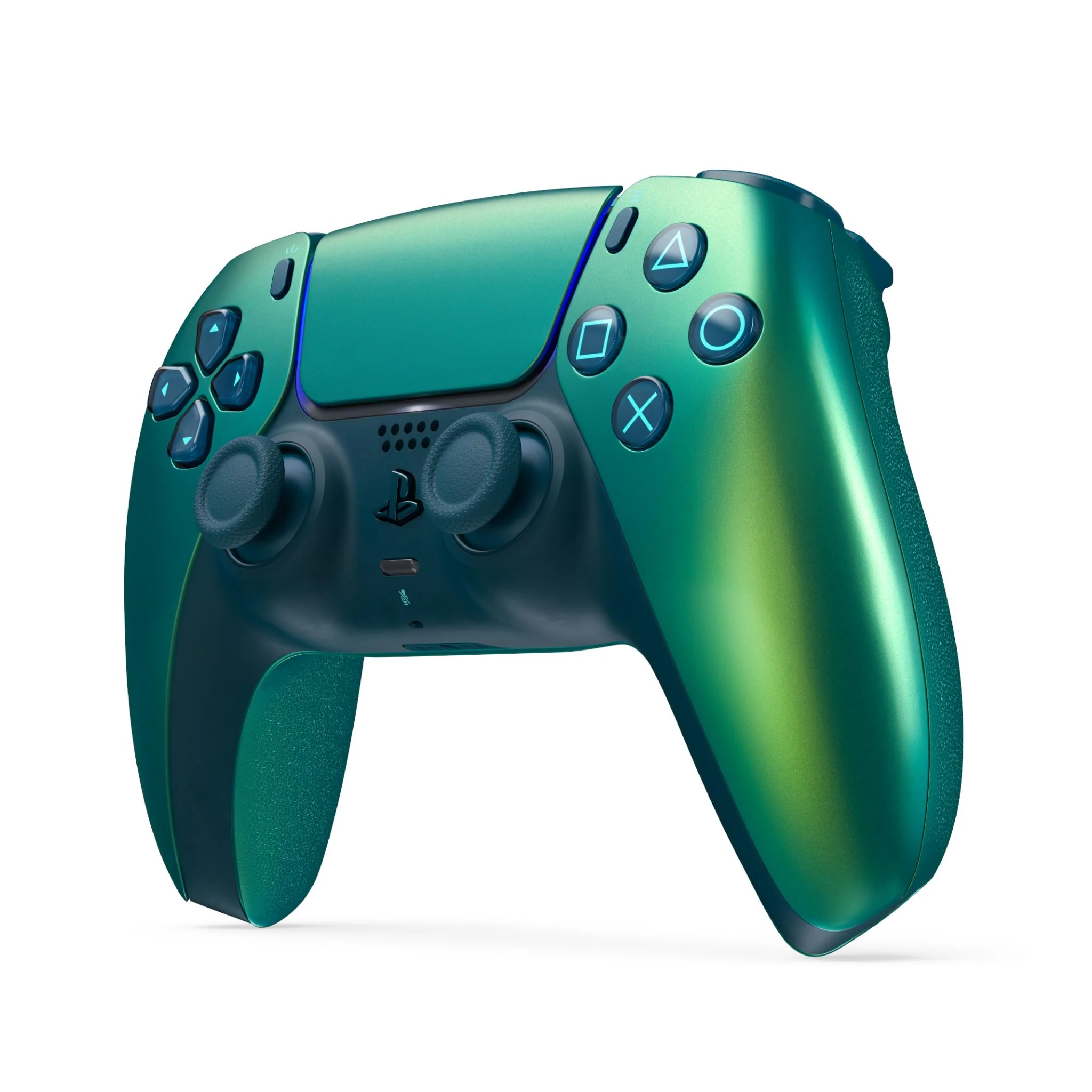 Dualsense Chroma Teal TMR Modded Controller