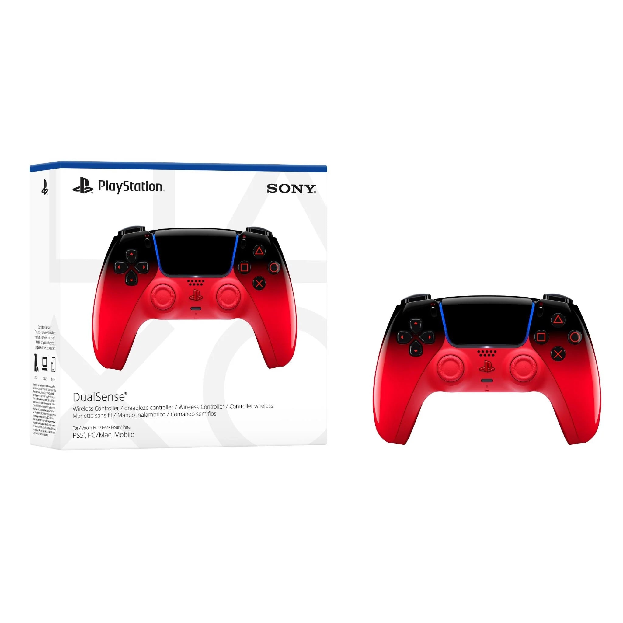 Dualsense HYPERPOP Techno Red TMR Modded Controller