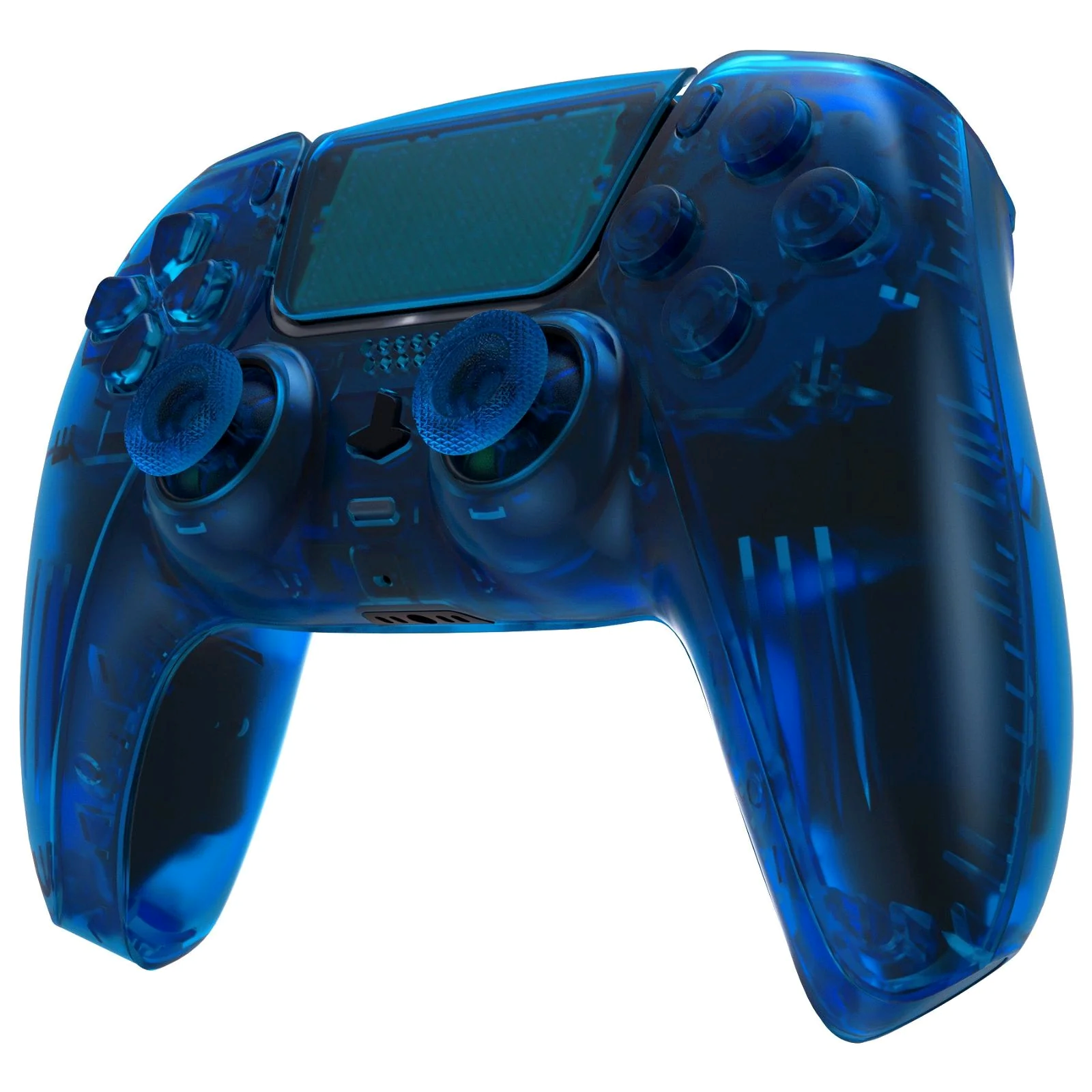 Dualsense EXR Clear Blue TMR Modded Controller