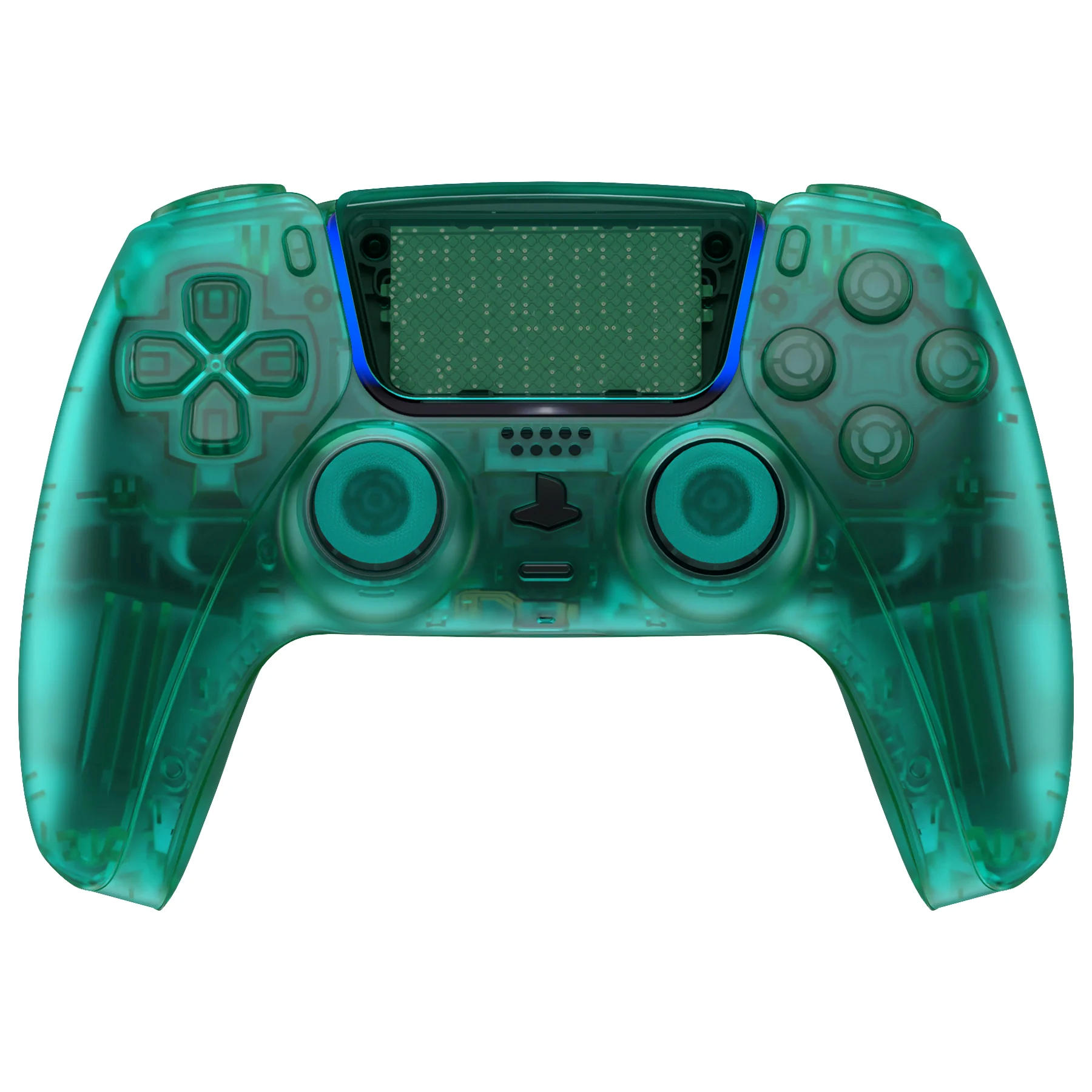 Dualsense EXR Emerald Green TMR Modded Controller