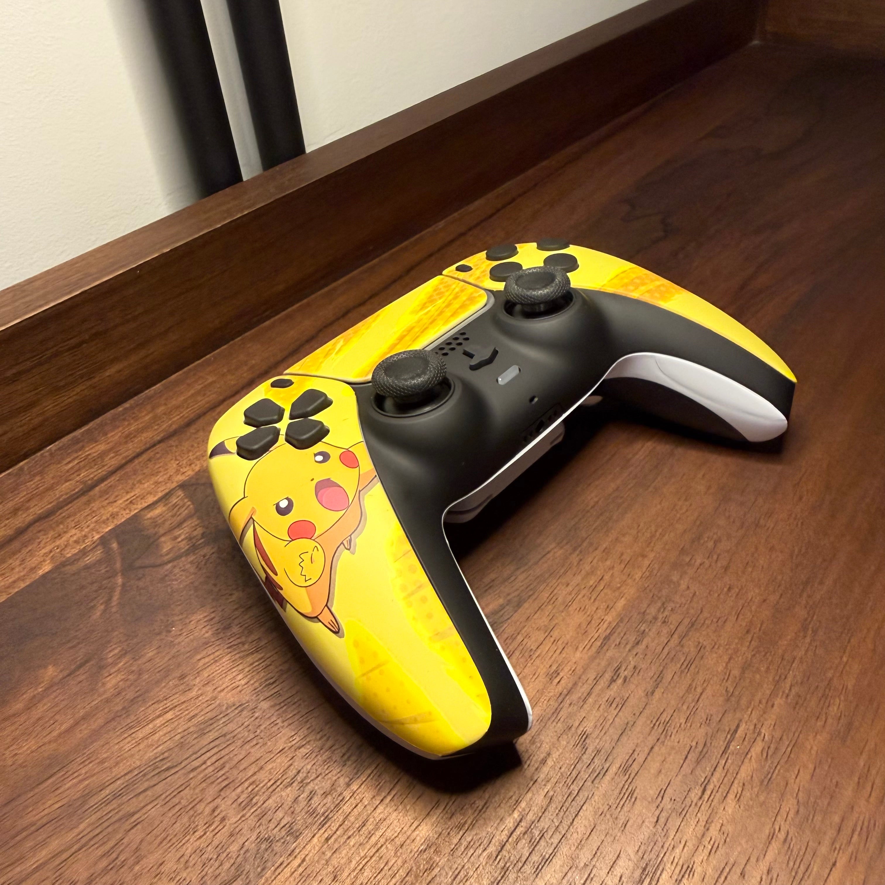 Dualsense FPS PSA 10 Pikachu Special Edition - TMR Upgraded Controller