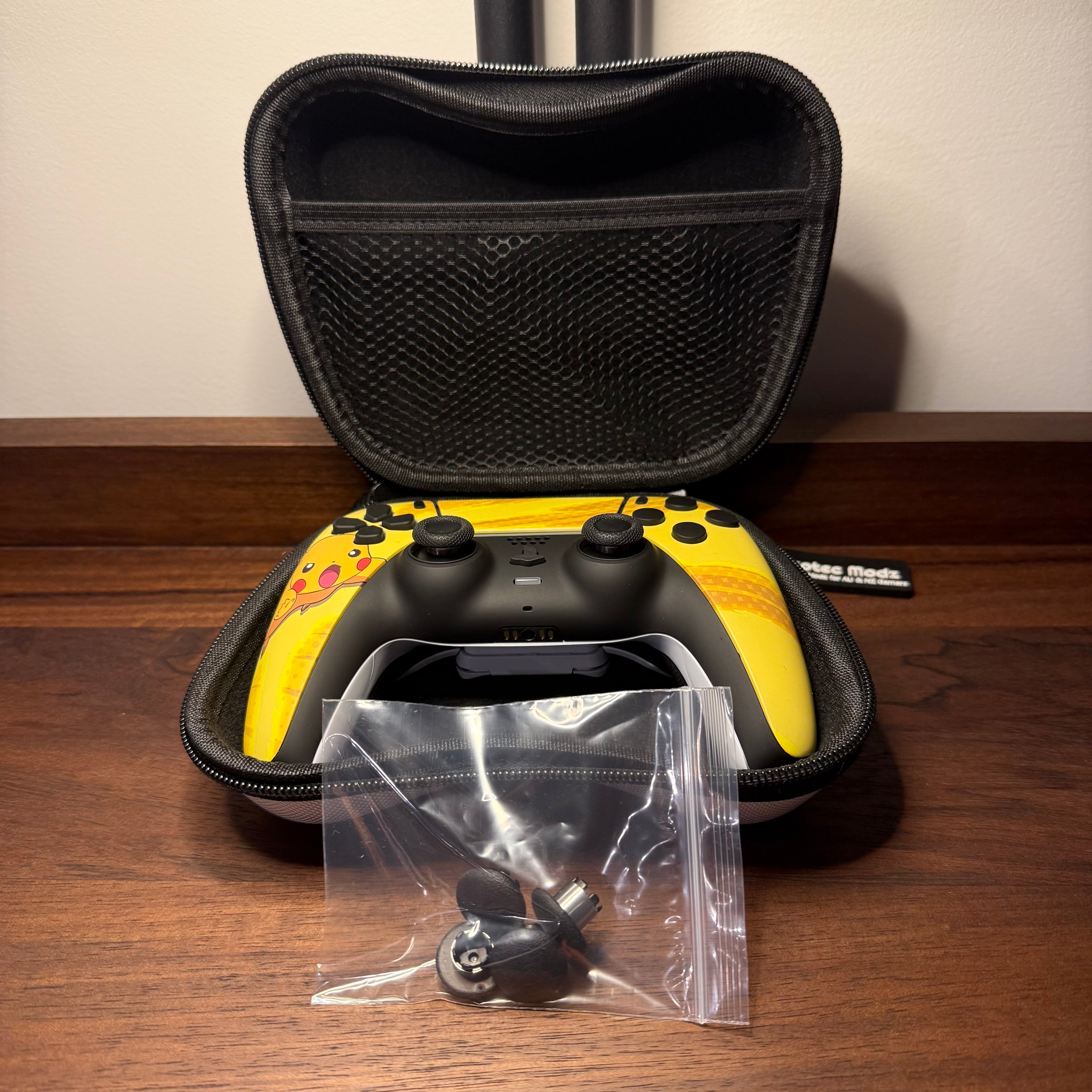 Dualsense FPS PSA 10 Pikachu Special Edition - TMR Upgraded Controller