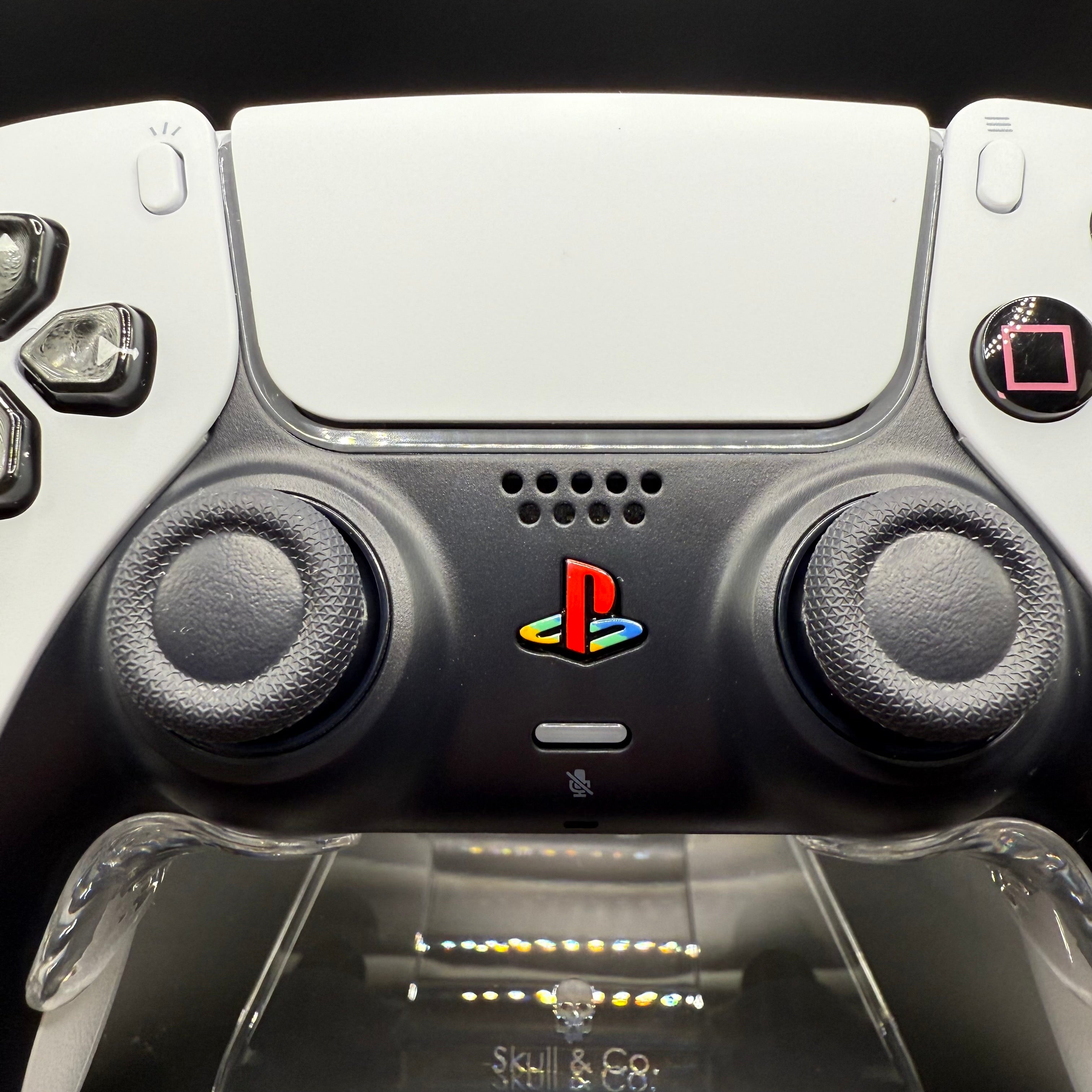 30th Anniversary Dualsense Glass Buttons & Retro Button Set in Black for PS5