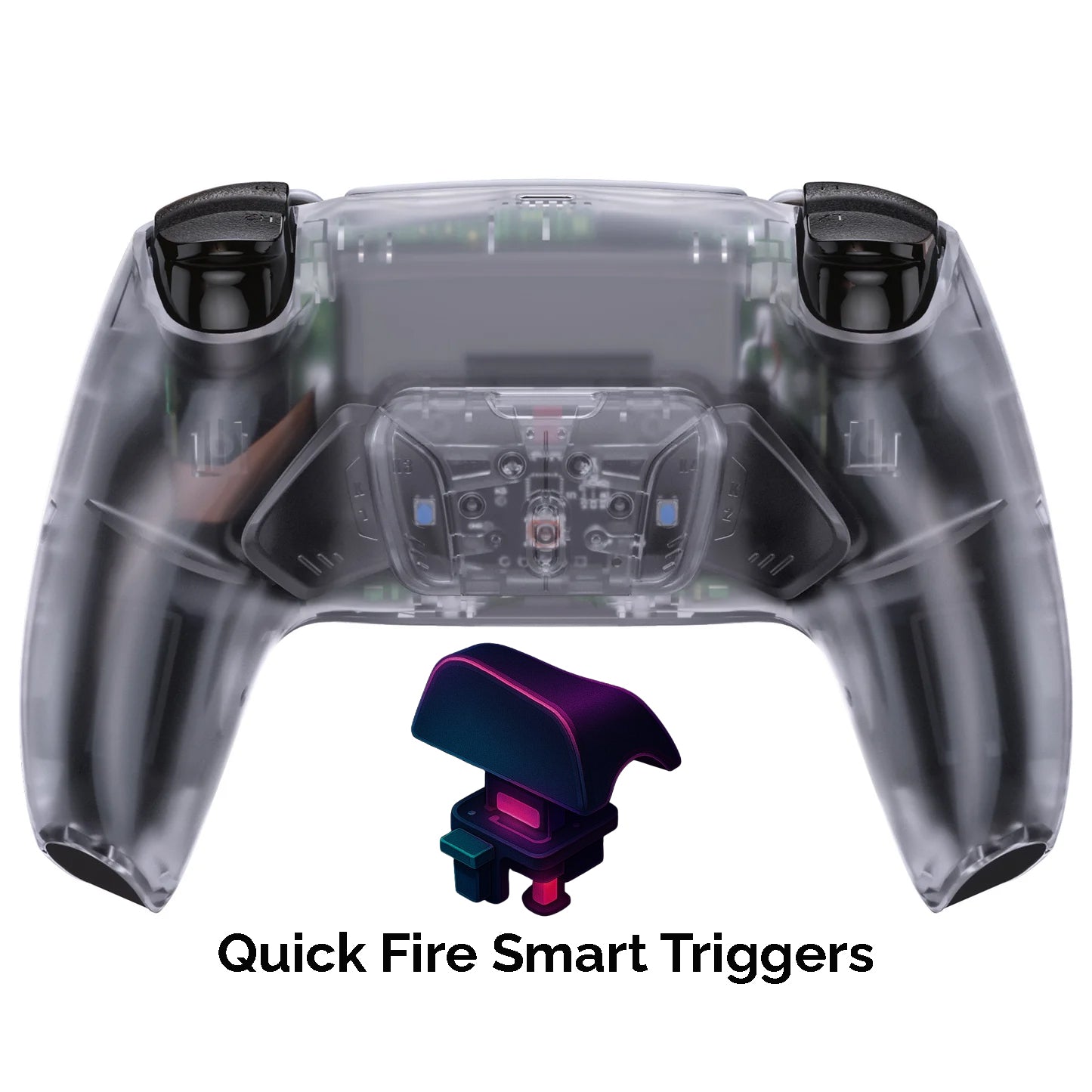 Dualsense Chroma Teal TMR Modded Controller