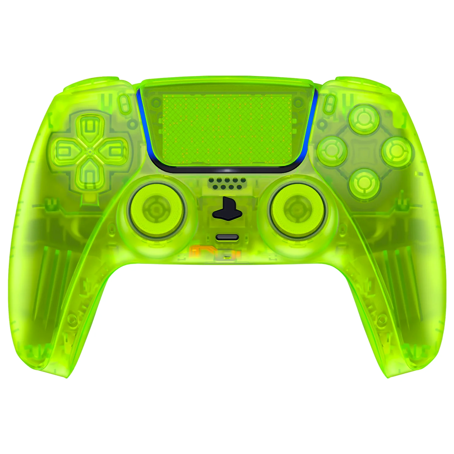 Dualsense EXR Lime Green TMR Modded Controller