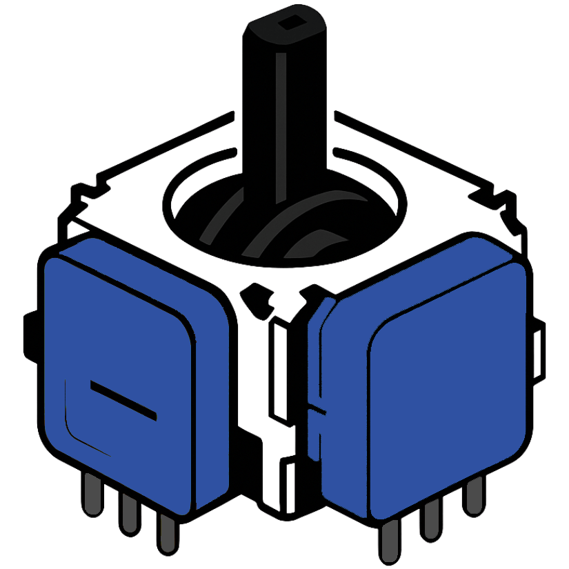 K Silver JS13 Pro Plus "Latest" TMR Joysticks for PS5